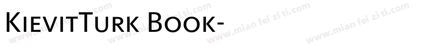 KievitTurk Book字体转换